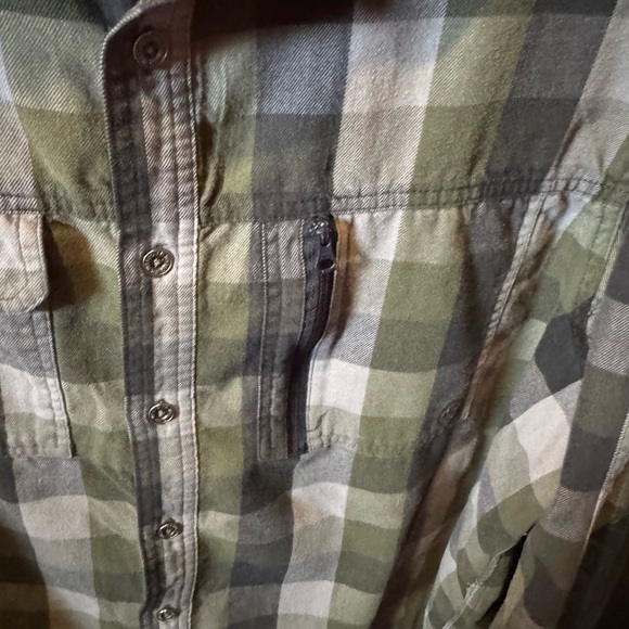 Wrangler ATG Green and Gray Lightweight Shirt Jacket - Picture 5 of 6